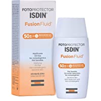 Fotoprotector ISDIN Fusion Fluid SPF 50+ - Protector solar facial- Matificante- Oil-free- No comedogenico- Apto para…
